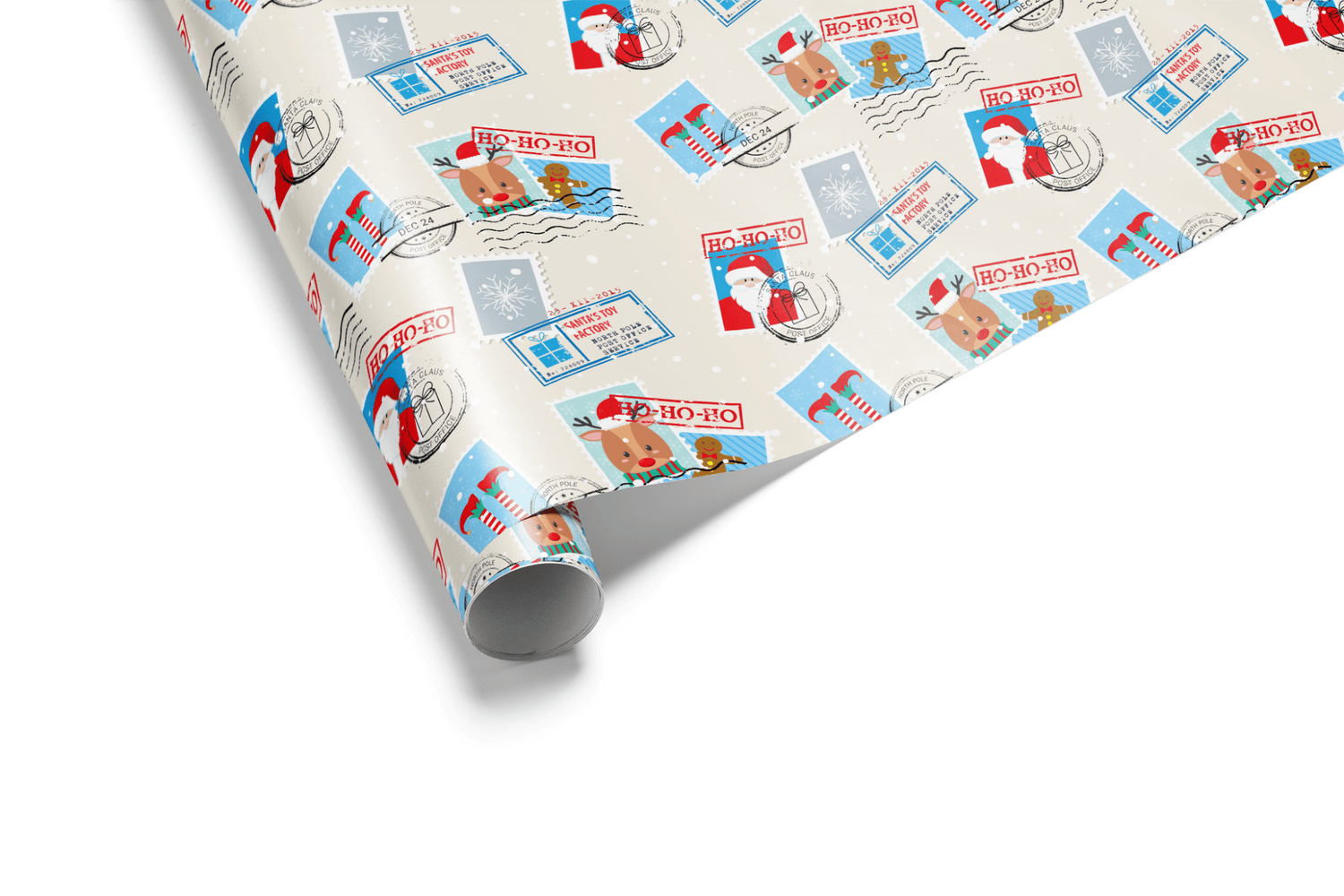 Christmas Wrapping Paper from Santa - North Pole Post - Haus of Wrap