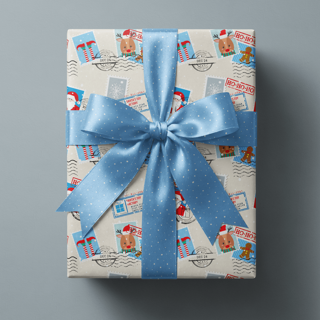 Christmas Wrapping Paper from Santa - North Pole Post - Haus of Wrap