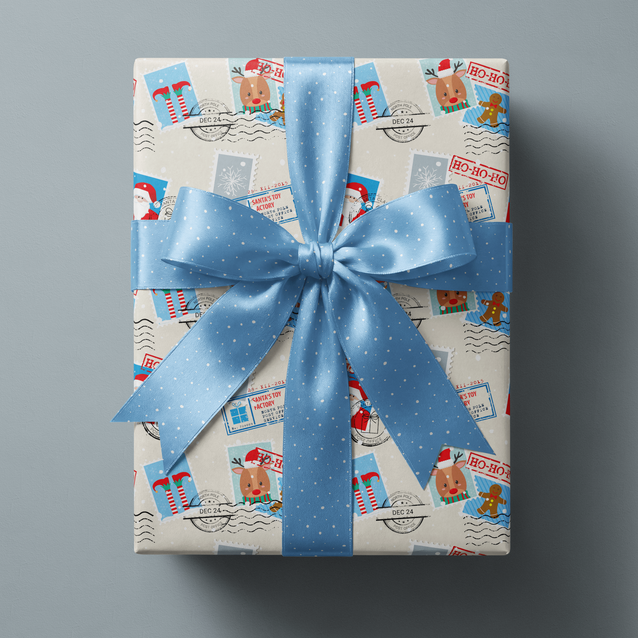 Christmas Wrapping Paper from Santa - North Pole Post - Haus of Wrap