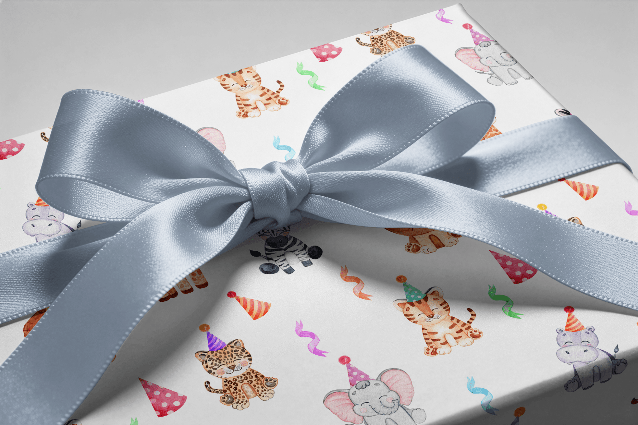 Safari Birthday Wrapping Paper - Safari Soirée - Haus of Wrap