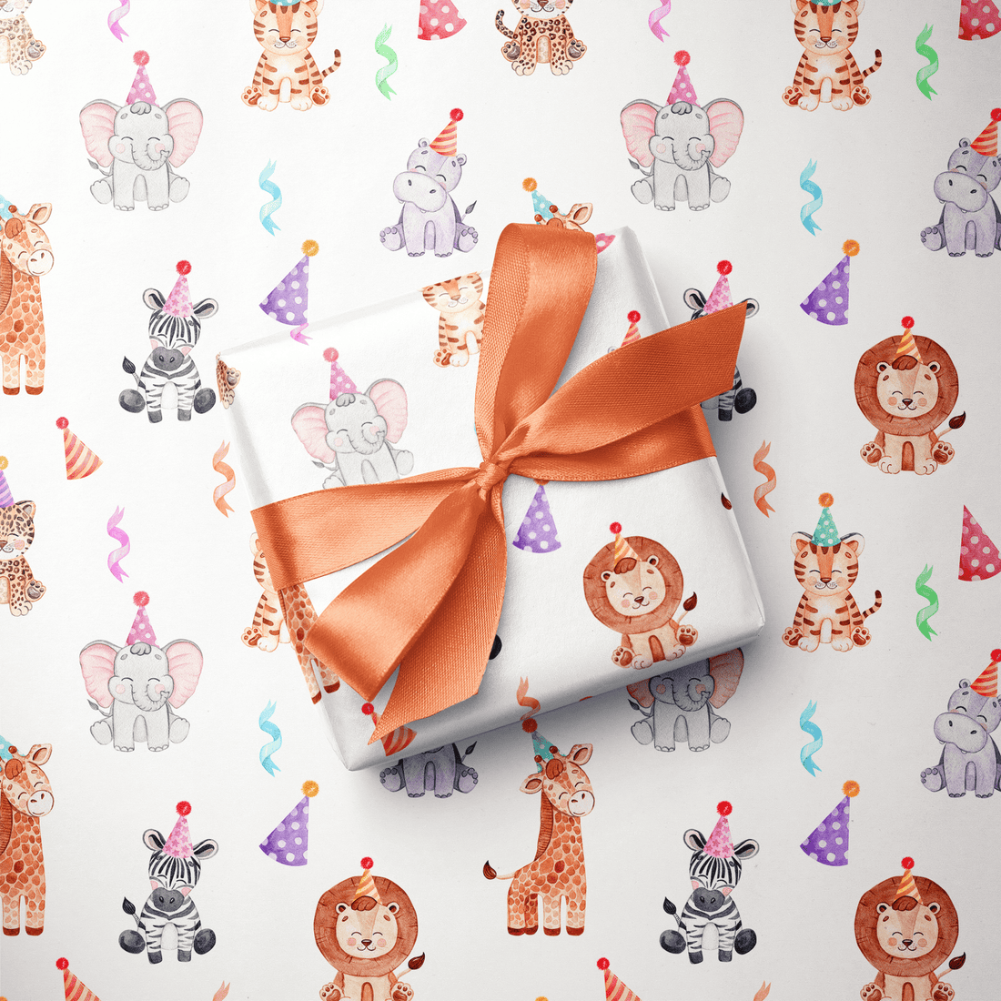Safari Birthday Wrapping Paper - Safari Soirée - Haus of Wrap