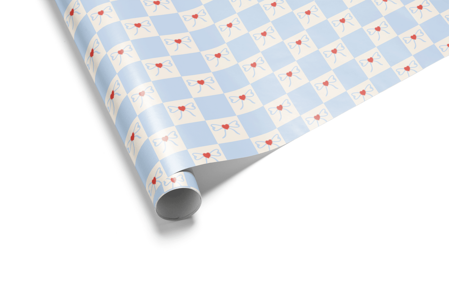 Checkerboard Wrapping Paper - Tied &amp; True - Haus of Wrap