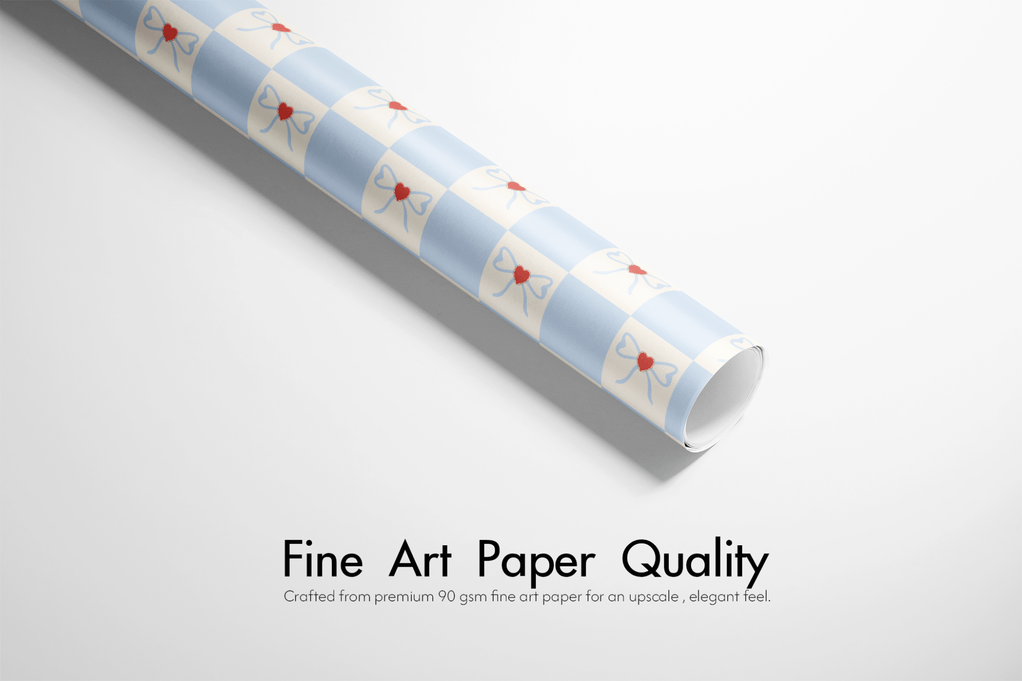 Checkerboard Wrapping Paper - Tied &amp; True - Haus of Wrap