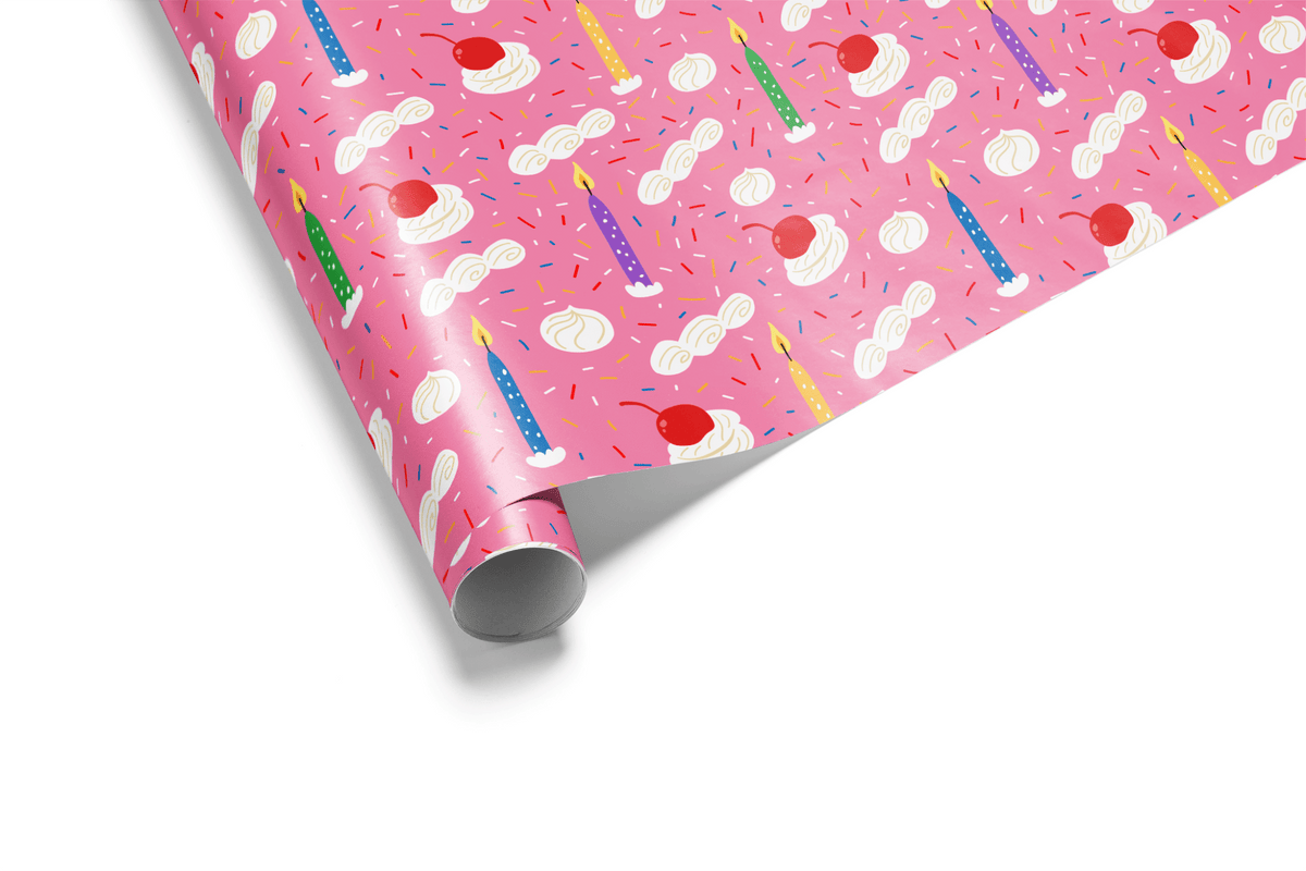 Birthday Cake Wrapping Paper - Take the Cake - Haus of Wrap