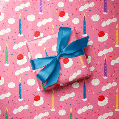 Birthday Cake Wrapping Paper - Take the Cake - Haus of Wrap