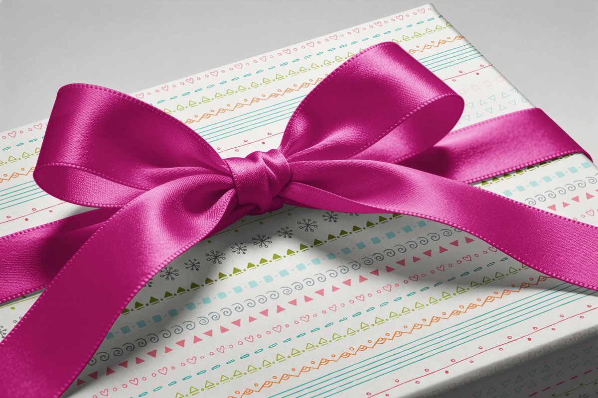 Pastel Wrapping Paper - Little Lines - Haus of Wrap