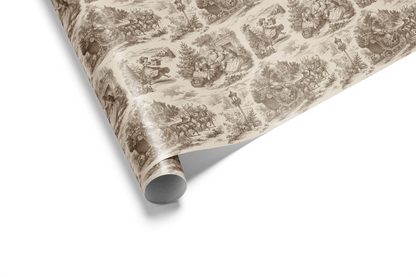 Toile Christmas Wrapping Paper - Avenue Montaigne Christmas - Haus of Wrap