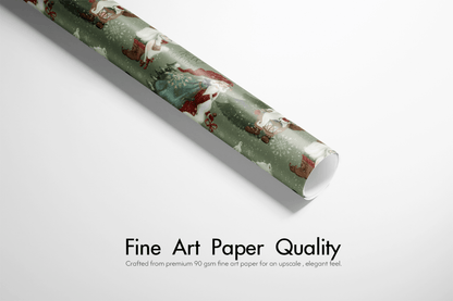 Woodland Christmas Wrapping Paper - A Christmas Tale - Haus of Wrap