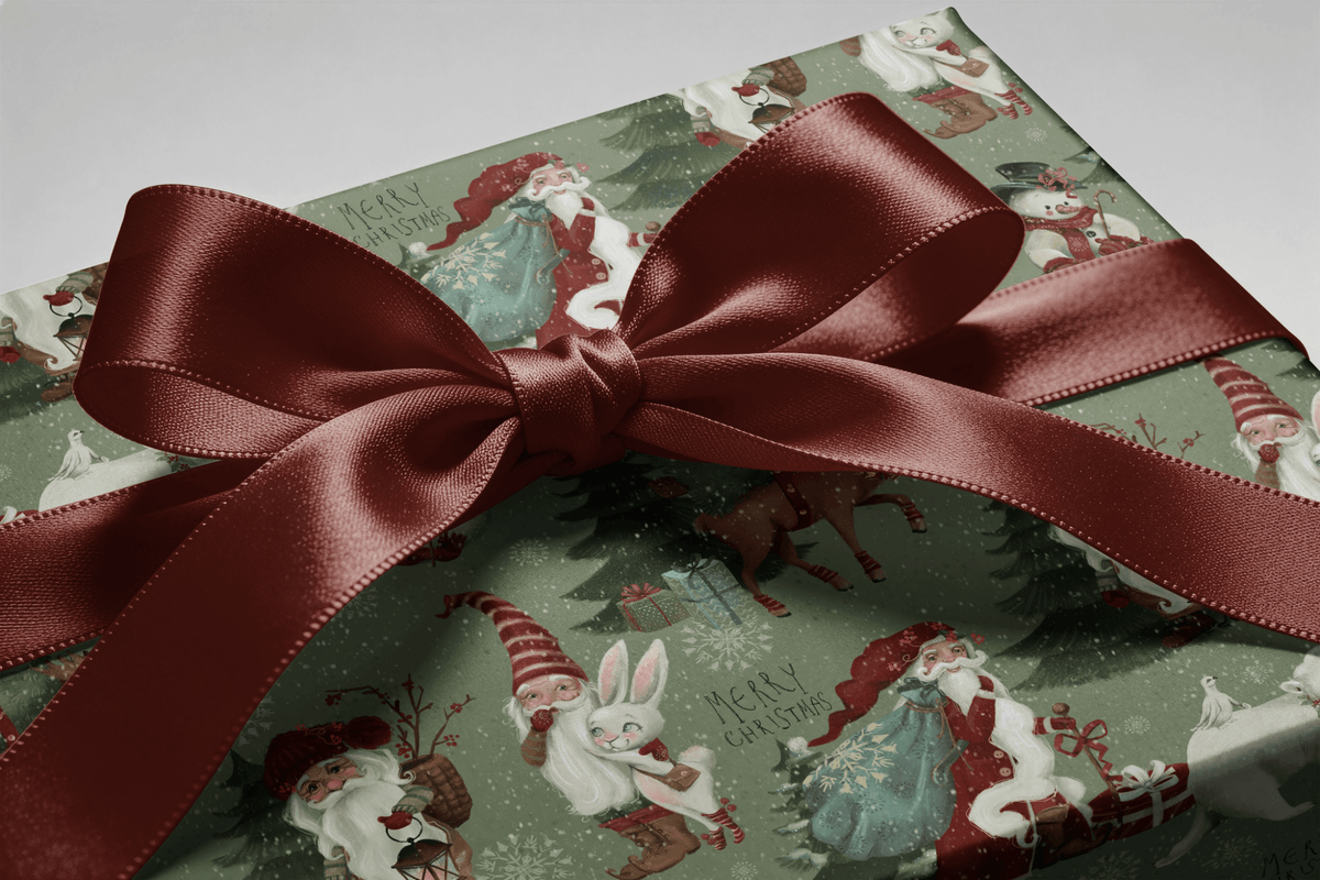 Woodland Christmas Wrapping Paper - A Christmas Tale - Haus of Wrap