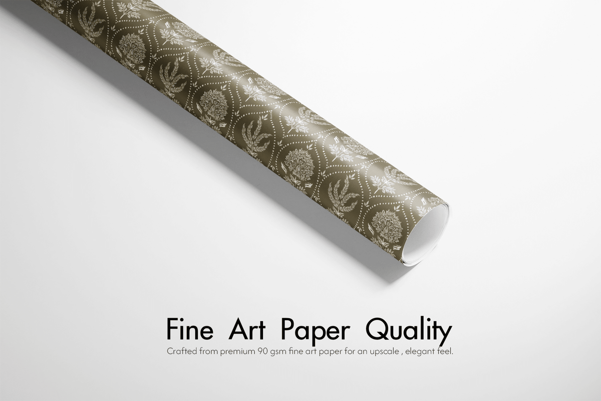 Olive Wrapping Paper - Antique Moss - Haus of Wrap