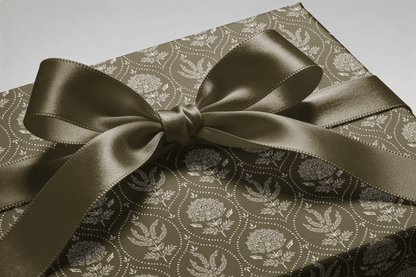 Olive Wrapping Paper - Antique Moss - Haus of Wrap