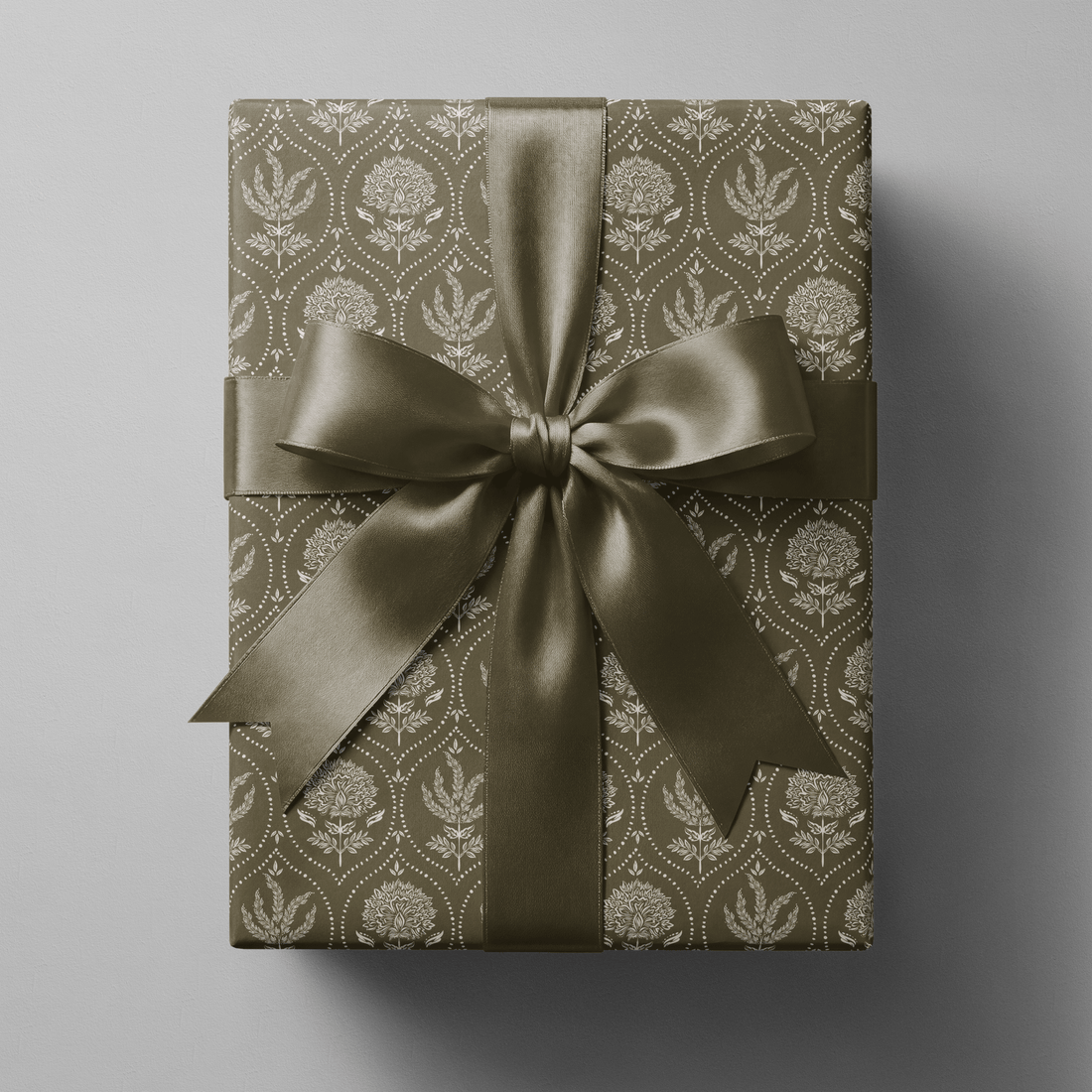 Olive Wrapping Paper - Antique Moss - Haus of Wrap