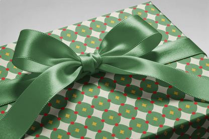Polka Dot Christmas Wrapping Paper - Big Top Christmas - Haus of Wrap