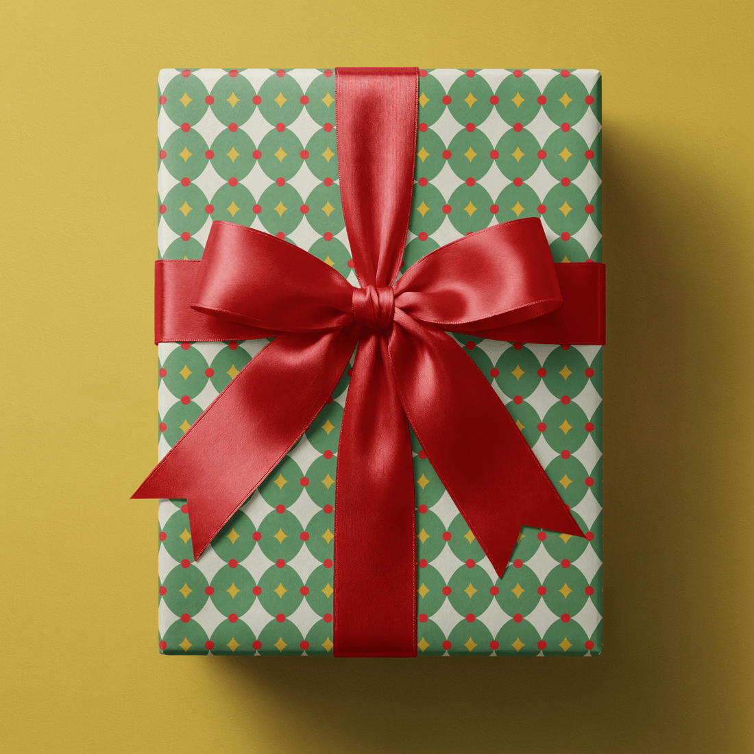 Polka Dot Christmas Wrapping Paper - Big Top Christmas - Haus of Wrap
