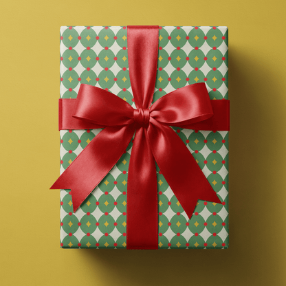 Polka Dot Christmas Wrapping Paper - Big Top Christmas - Haus of Wrap