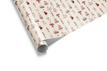 Toy Soldier Wrapping Paper - Christmas Playroom - Haus of Wrap