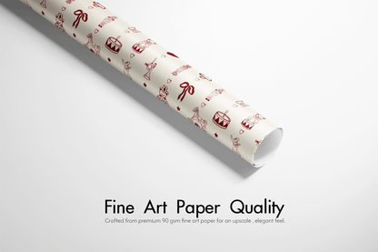 Toy Soldier Wrapping Paper - Christmas Playroom - Haus of Wrap