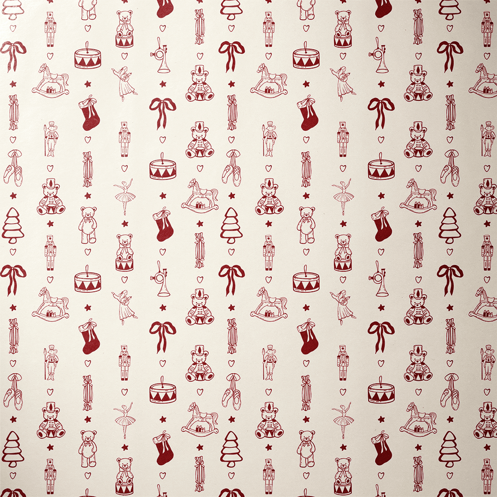 Toy Soldier Wrapping Paper - Christmas Playroom - Haus of Wrap