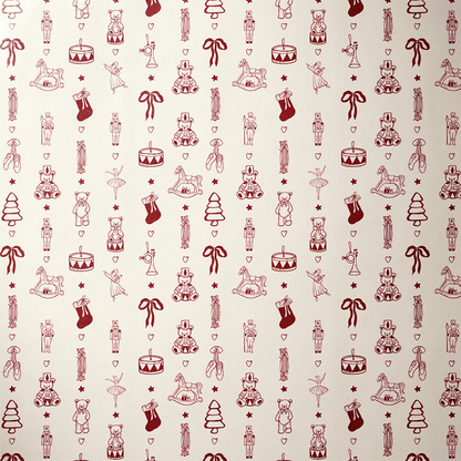 Toy Soldier Wrapping Paper - Christmas Playroom - Haus of Wrap