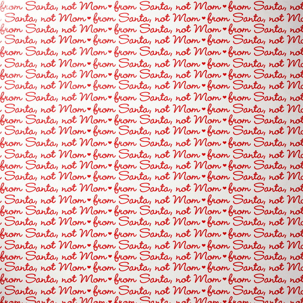Wrapping Paper From Santa - Signed, Santa - Haus of Wrap