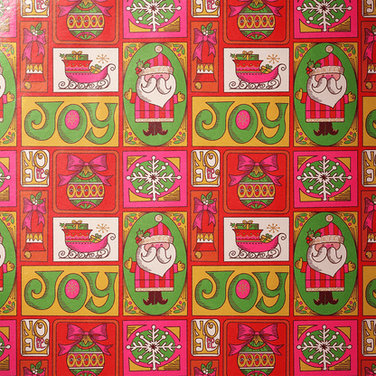 70s Christmas Wrapping Paper - Groovy Christmas - Haus of Wrap