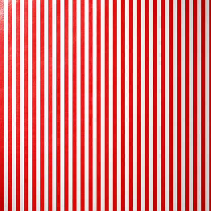 Candy Cane Stripe Wrapping Paper - Cherry Stick - Haus of Wrap