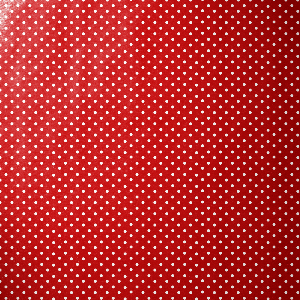 Red and White Polka Dot Wrapping Paper - Va-Va-Dot - Haus of Wrap
