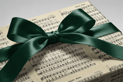 Sheet Music Gift Wrapping Paper - The Caroler&