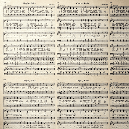 Sheet Music Gift Wrapping Paper - The Caroler&