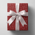 Dark Red Wrapping Paper - Crimson Understory - Haus of Wrap