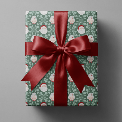 Mrs Claus Wrapping Paper - North Pole Sweethearts - Haus of Wrap
