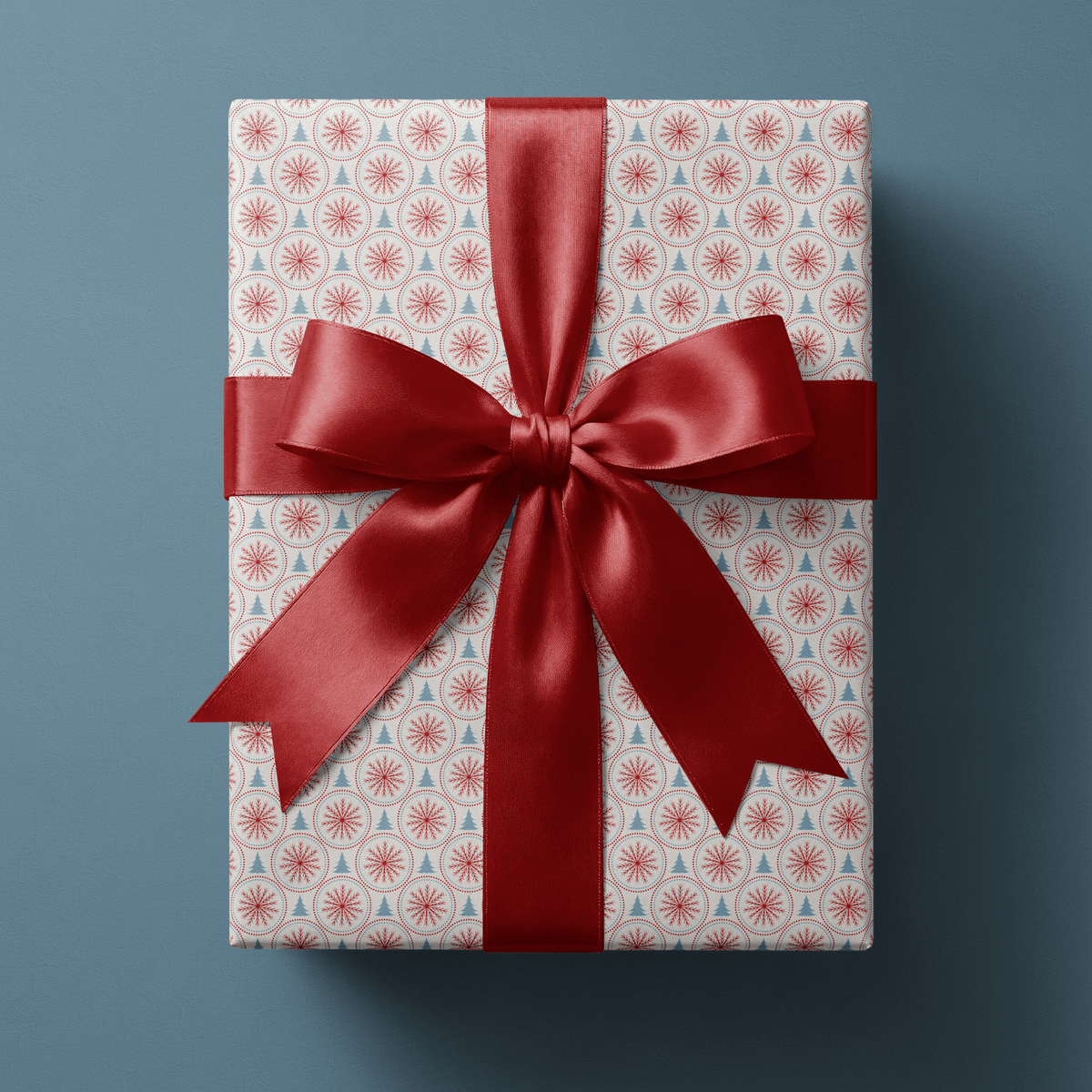 Red Christmas Wrapping Paper - Flurry &amp; Branch - Haus of Wrap