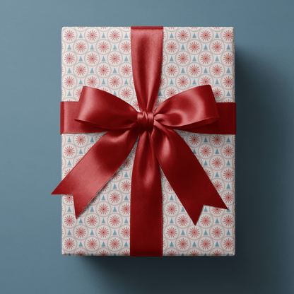 Red Christmas Wrapping Paper - Flurry &amp; Branch - Haus of Wrap