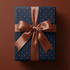 Navy Blue Gift Wrapping Paper - Terracotta Tide - Haus of Wrap