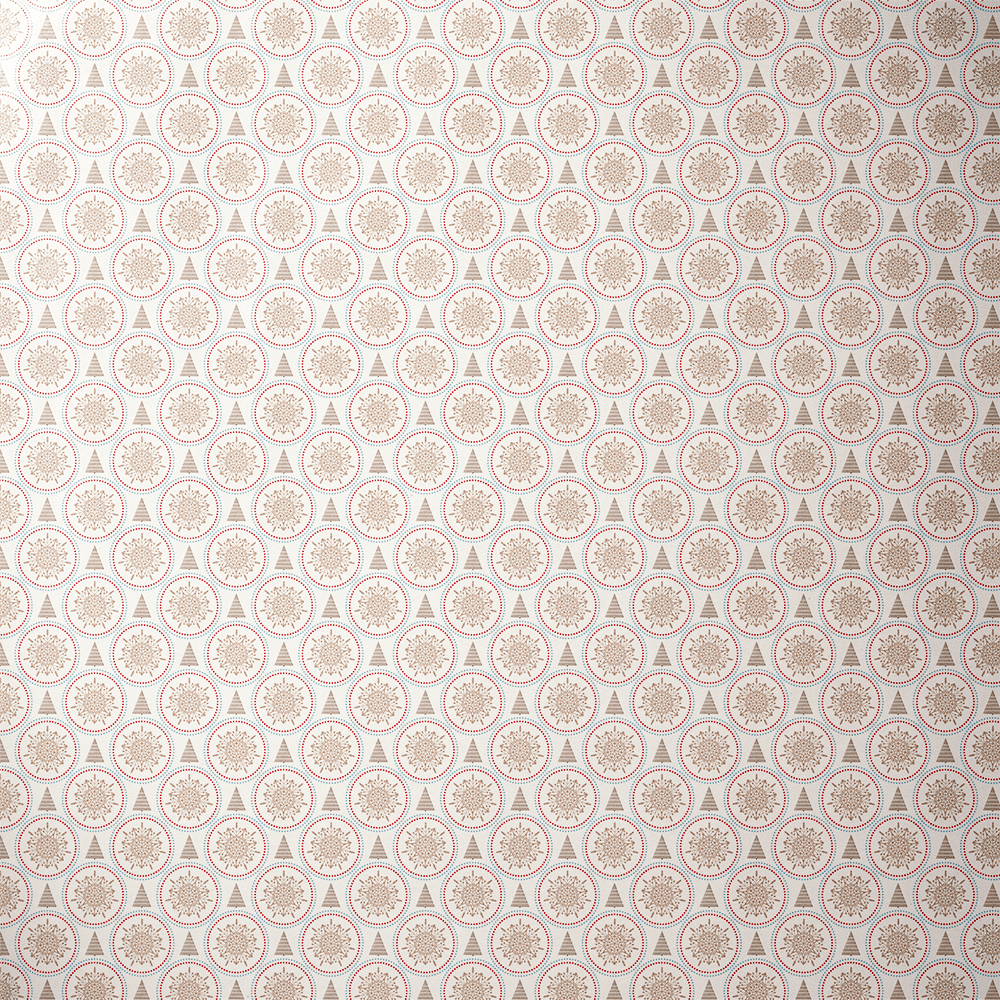 Snowflake Christmas Wrapping Paper - Gilded Flake - Haus of Wrap
