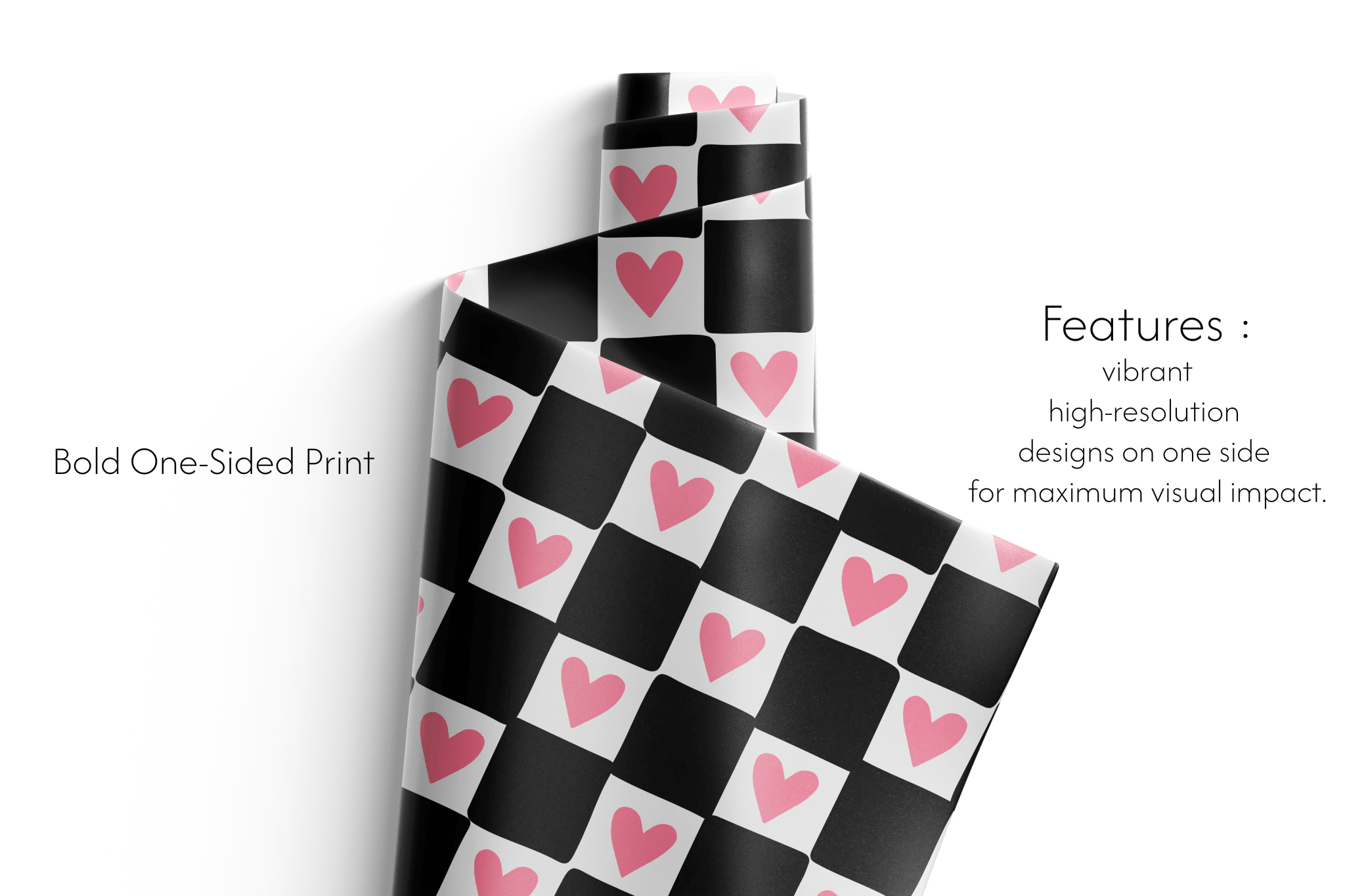 Retro Check Hearts - Haus of Wrap