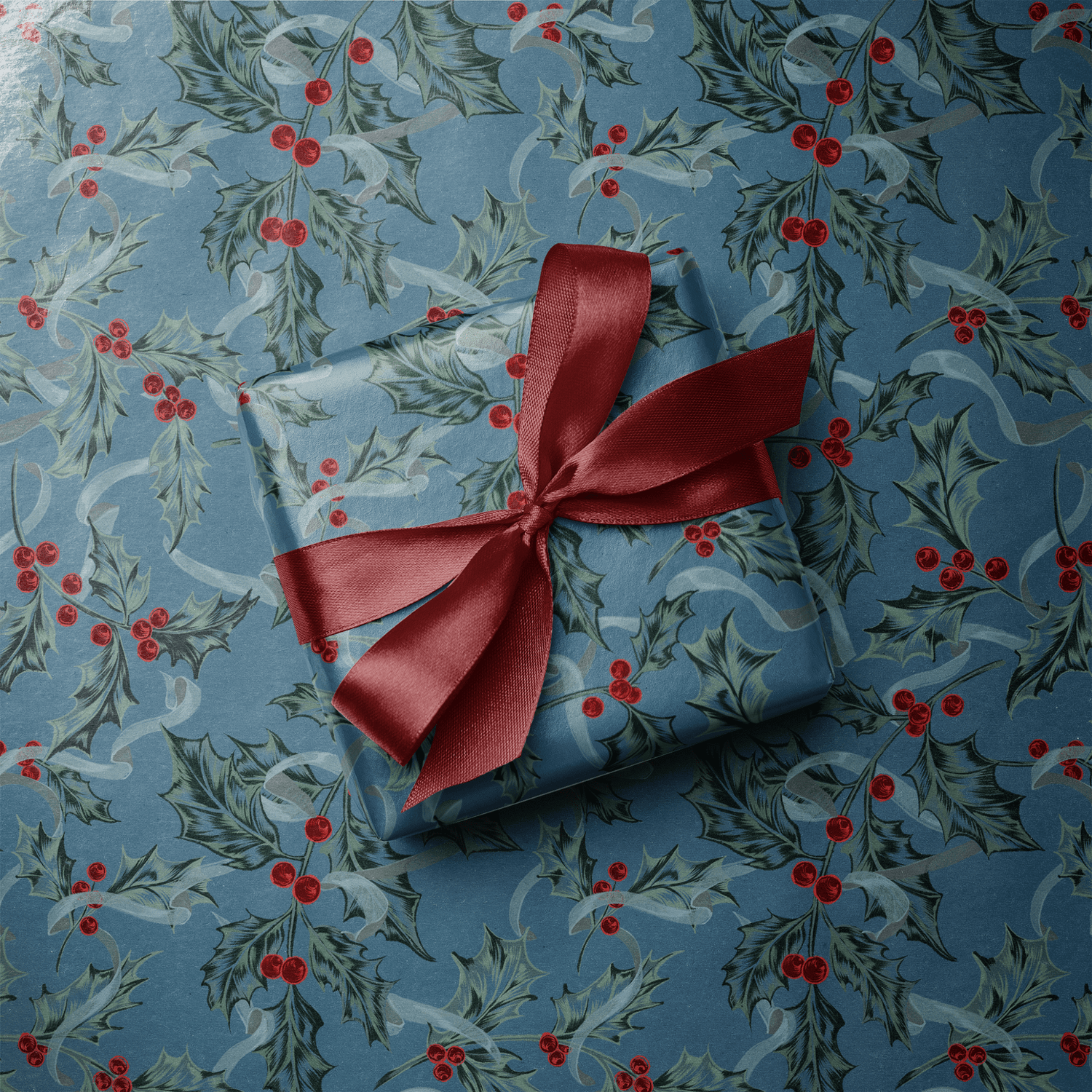 Vintage Christmas Wrapping Paper - Midwinter - Haus of Wrap