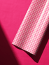Alt Tag: Pink Houndstooth Barbie Wrapping Paper roll in hot pink and soft petal pink houndstooth pattern