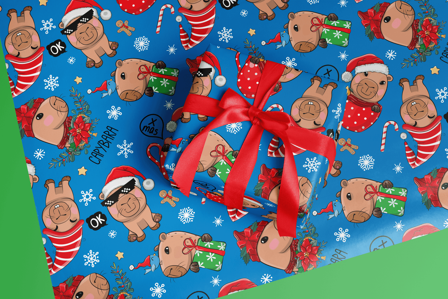 Capybara Claus - Haus of Wrap